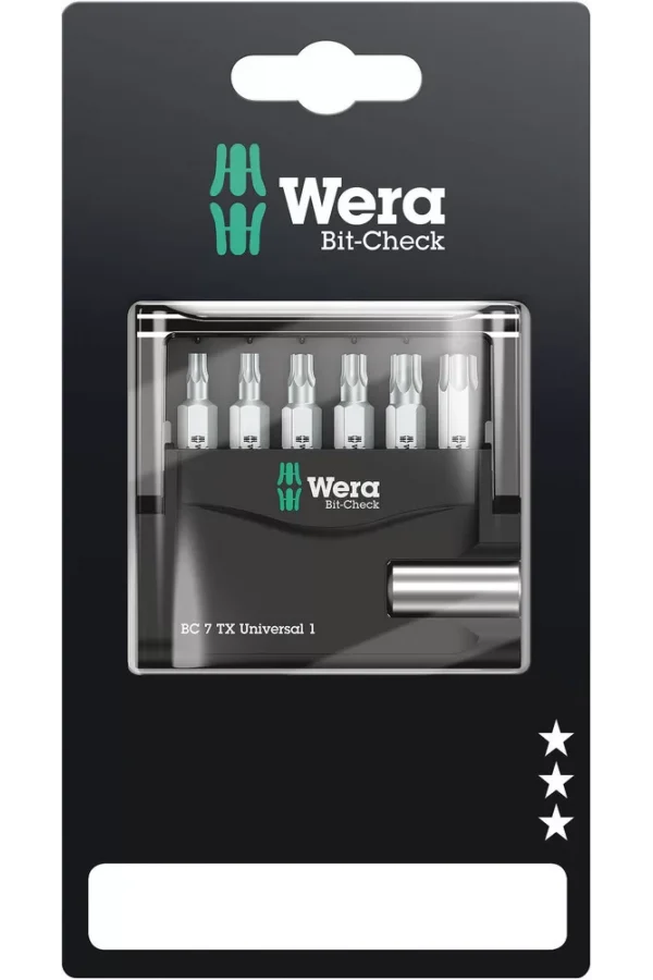Wera Bit-Check 7 TX Üniversal 1 SB