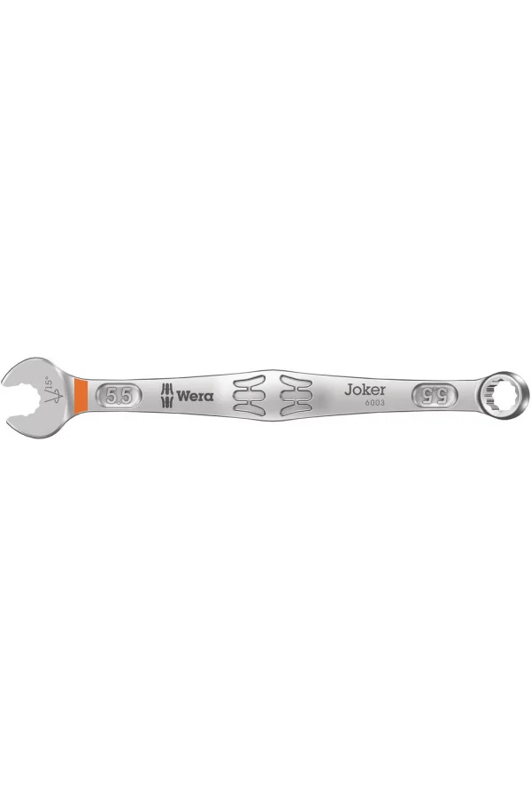 Wera 6003 Joker Açık Ağız Yıldız Kombine Anahtar, 5.5 x 105 mm