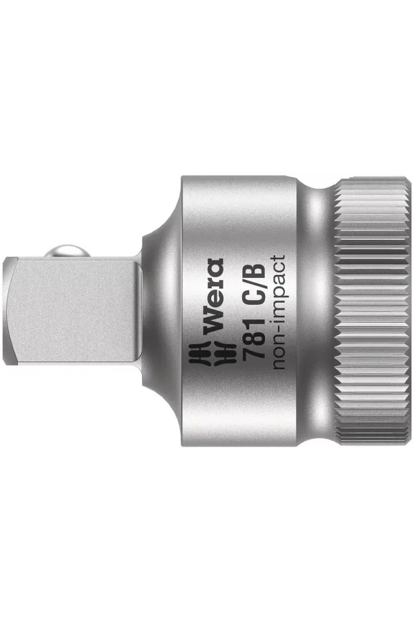Wera 781 C 1/2 Adaptör, 781 C/B x 3/8 x 35.5 mm x 1/2