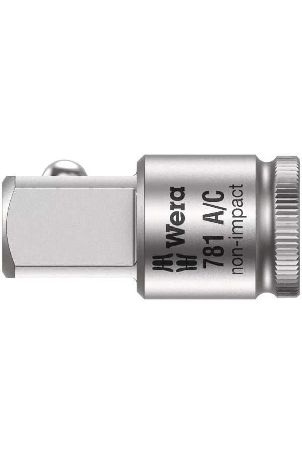 Wera 781 A 1/4 Adaptör, 781 A/C x 1/2 x 36 mm x 1/4