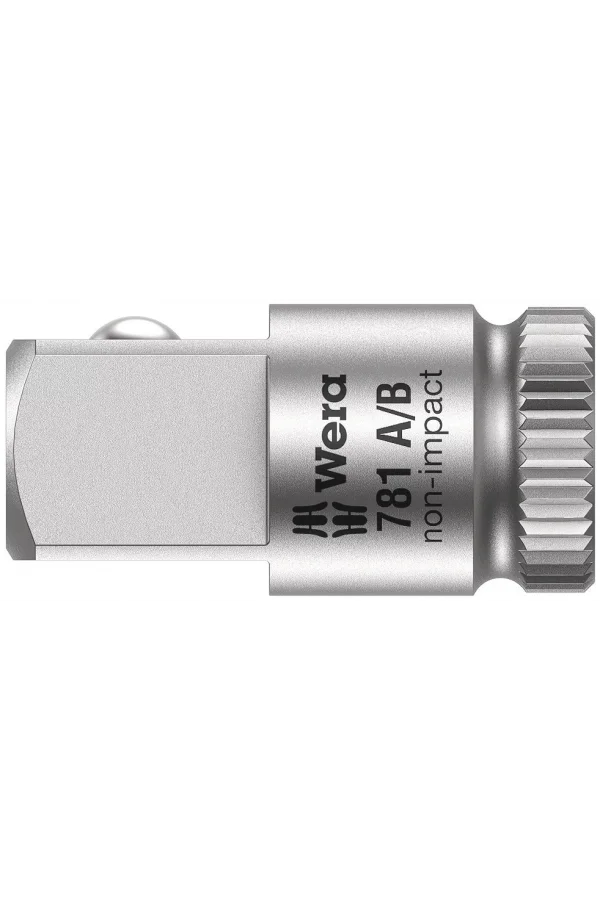 Wera 781 A 1/4 Adaptör, 781 A/B x 3/8 x 25.2 mm x 1/4
