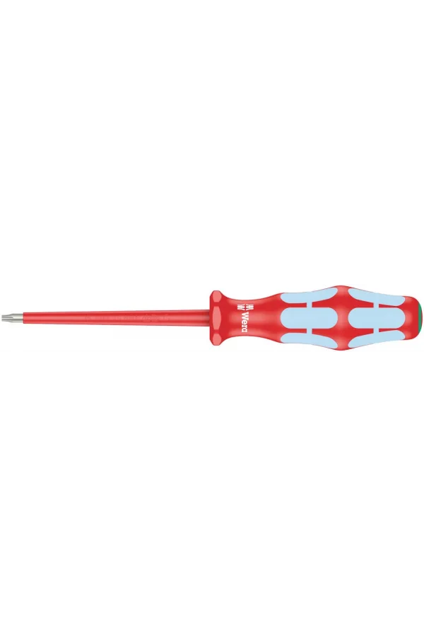 Wera 3167 i VDE Yalıtımlı TORX® Tornavida, Paslanmaz, TX 8 x 80 mm