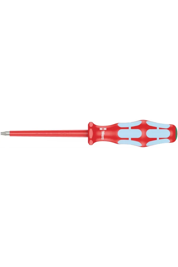 Wera 3167 i VDE Yalıtımlı TORX® Tornavida, Paslanmaz, TX 10 x 80 mm
