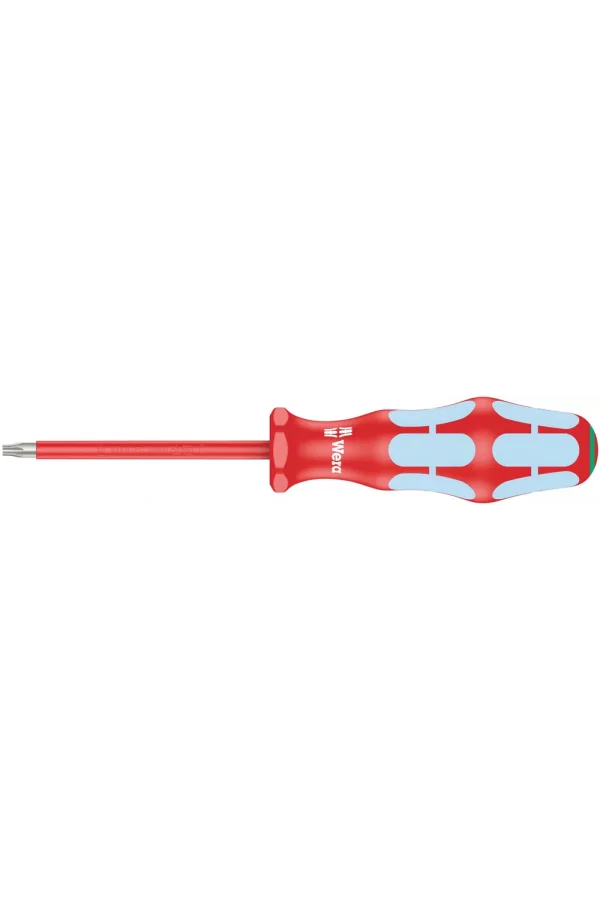 Wera 3167 i VDE Yalıtımlı TORX® Tornavida, Paslanmaz, TX 20 x 80 mm