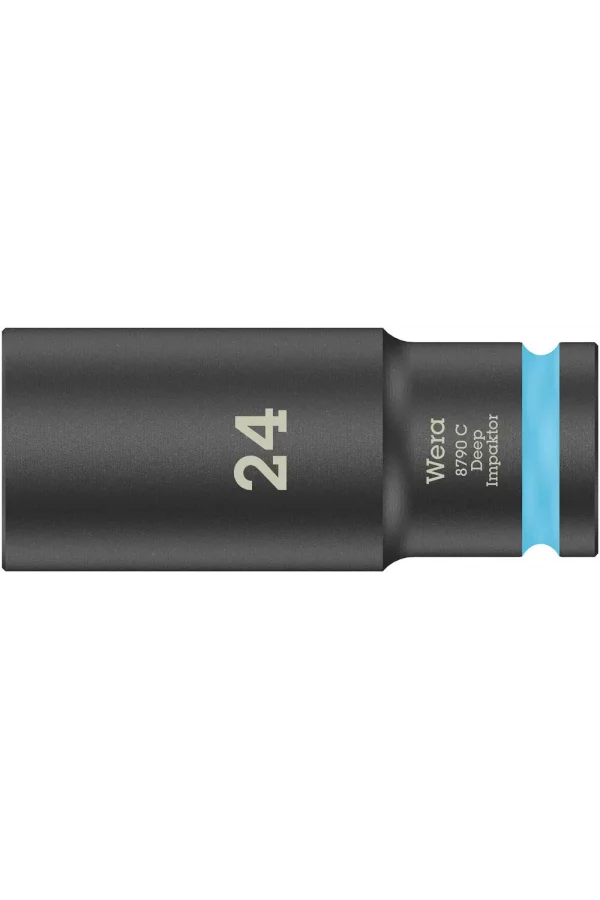 Wera 8790 C Impaktor Derin Lokma, 1/2 Soketli, 24 x 83 mm
