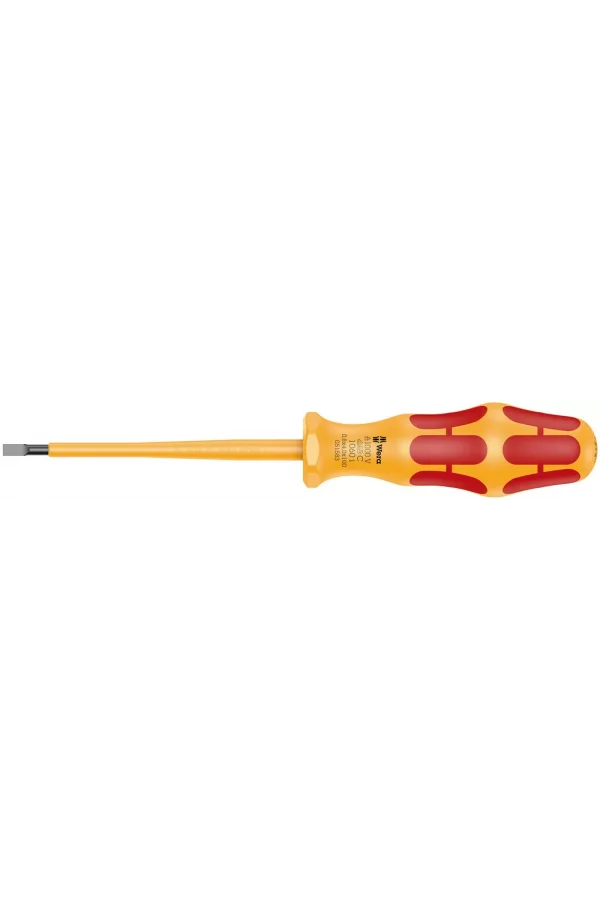 Wera 1060 i VDE Yalıtımlı Kraftform Düz Tornavida, 0.8 x 4 x 100 mm