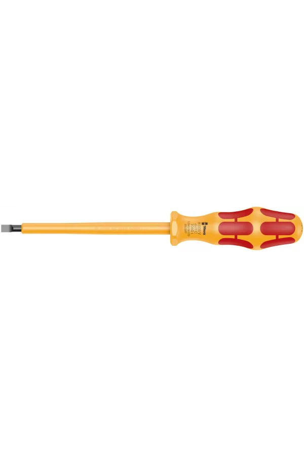 Wera 1060 i VDE Yalıtımlı Kraftform Düz Tornavida, 1 x 5.5 x 125 mm