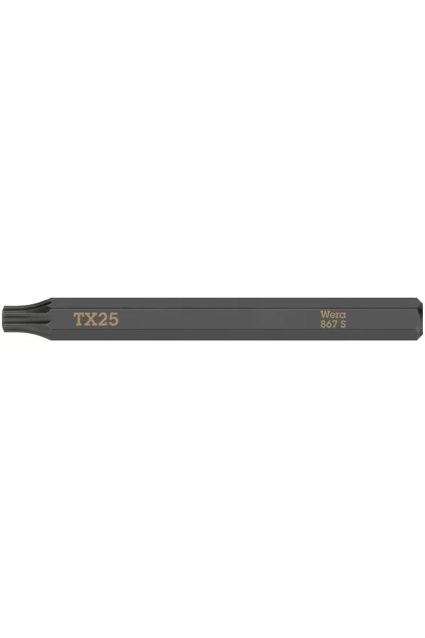 Wera 867 S Darbeli Tornavidalar için TORX® Bits, TX 25 x 70 mm