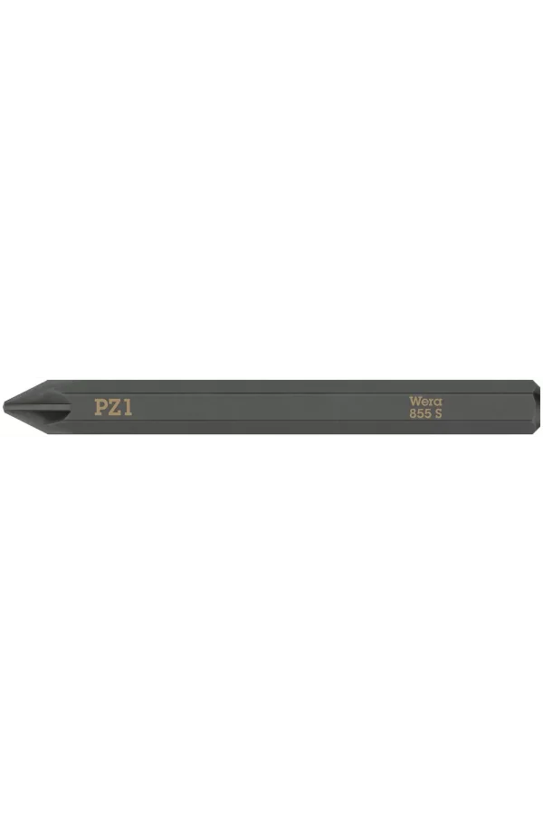 Wera 855 S Darbeli Tornavida için Pozidriv Bits, PZ 1 x 70 mm