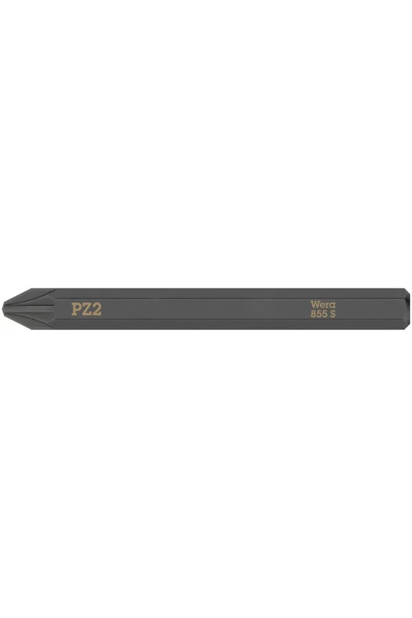 Wera 855 S Darbeli Tornavida için Pozidriv Bits, PZ 2 x 70 mm