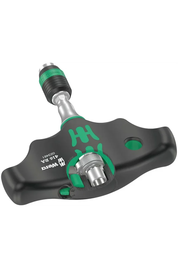 Wera 416 RA Rapidaptor Bits Tutuculu Cırcırlı T Saplı Tornavida, 1/4 x 45 mm