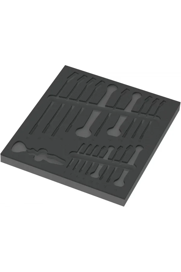 Wera 9831 Özel Kesim Sünger, 6003 Joker Set 1 için, boş, 344 x 30 x 392 mm