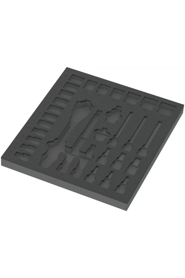 Wera 9822 Özel Kesim Sünger, 8000 C Zyklop Cırcır 1/2 Set 1 için, boş, 344 x 30 x 392 mm