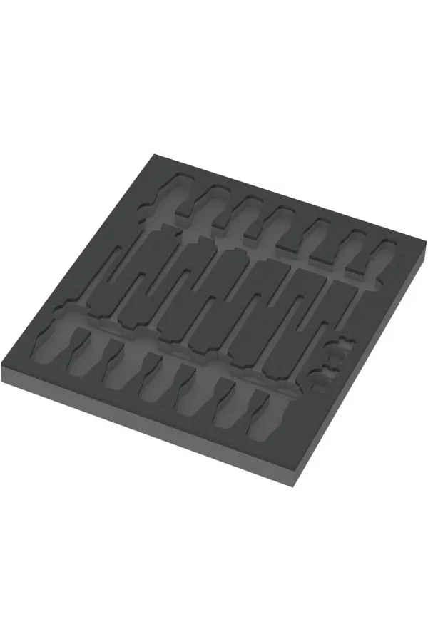 Wera 9811 Özel Kesim Sünger, VDE Tornavida Set 1 için, boş, 344 x 30 x 392 mm