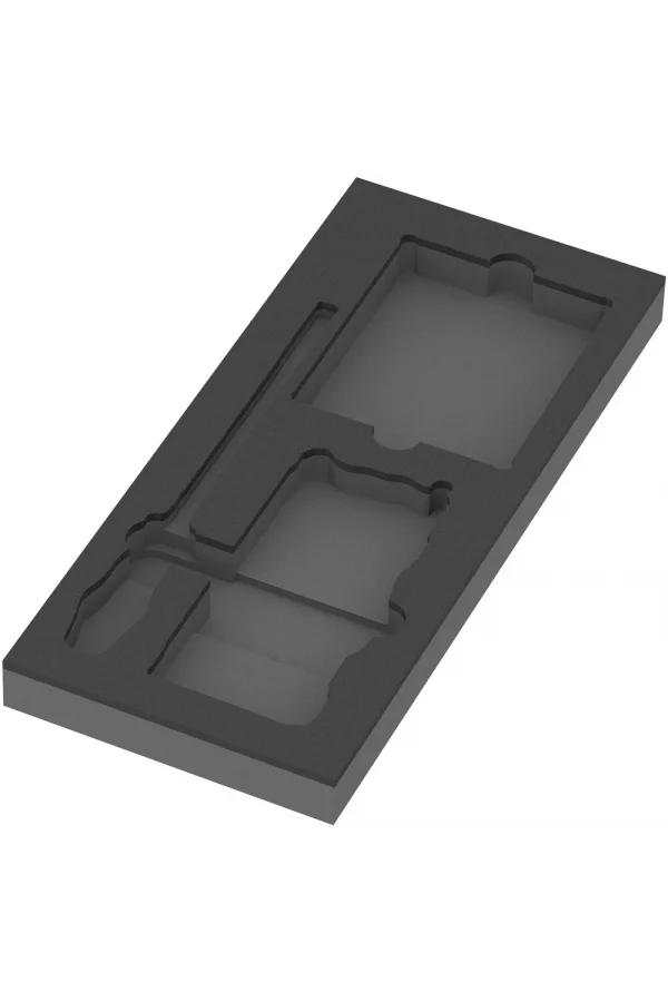 Wera 9850 Özel Kesim Sünger, Kraftform Kompakt ve Tool-Check PLUS Set 1 için, boş, 172 x 30 x 392 mm