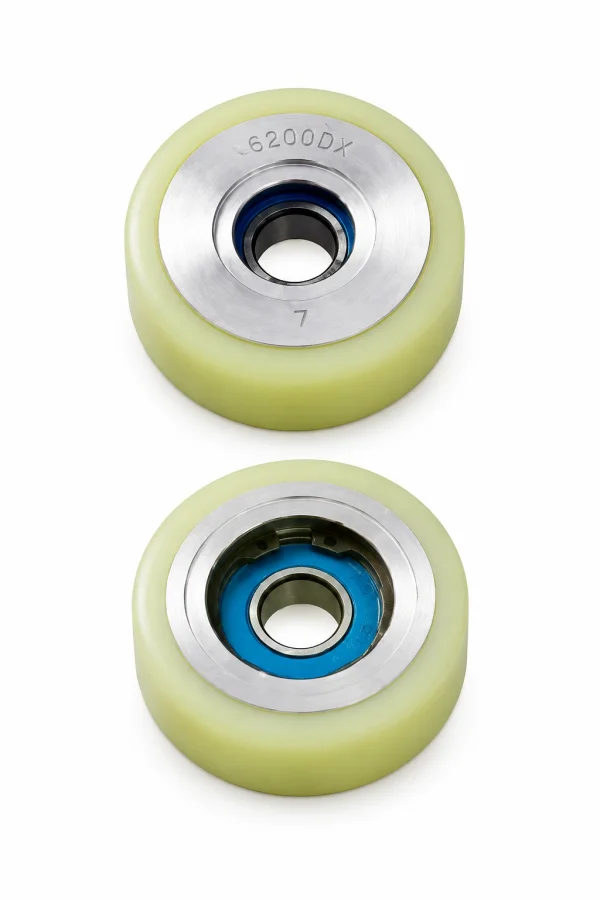 Lohia Alpha Mekik Kızak Sırt Tekeri Tekeri Komple 50mm Shuttle Roller Assy. P(Dia.50)