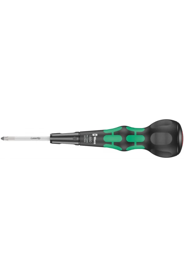 Wera 1850 PH Kraftform BallGrip/Yumru Saplı Yıldız Tornavida, PH 1 x 80 mm
