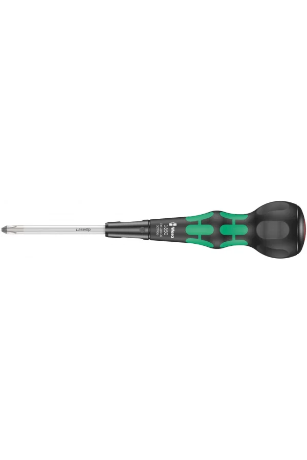 Wera 1850 PH Kraftform BallGrip/Yumru Saplı Yıldız Tornavida, PH 2 x 100 mm