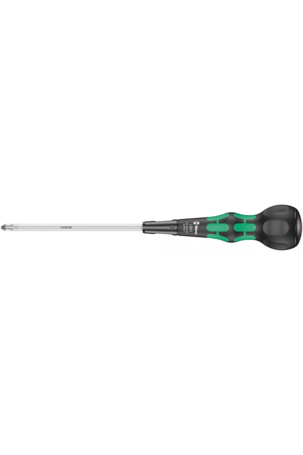 Wera 1850 PH Kraftform BallGrip/Yumru Saplı Yıldız Tornavida, PH 2 x 150 mm
