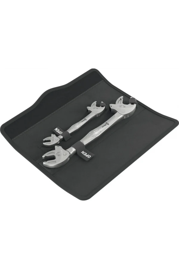Wera 6006 Joker 2 Set 1 Kendinden Ayarlı Çift Açık Ağız Kurbağacık Anahtar