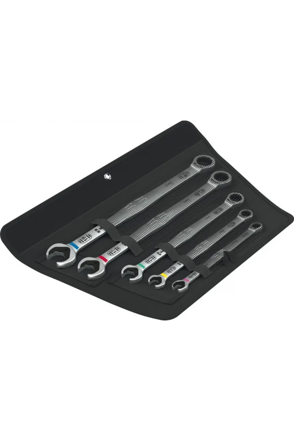 Wera 6007 Joker 5 Set 1 Açık Ağız Cırcırlı Kombine Anahtar Set