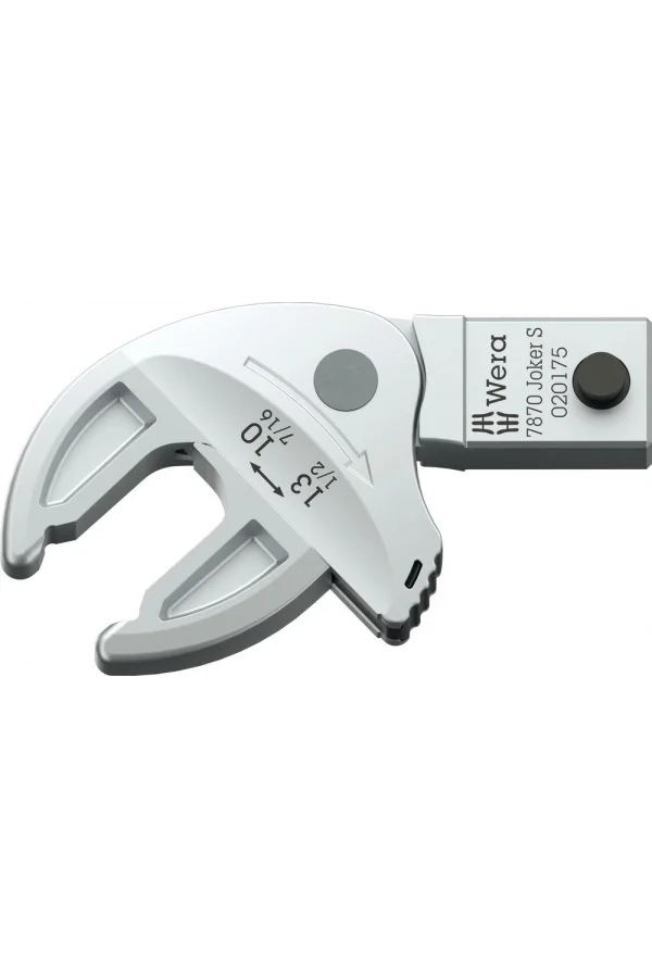 Wera 7870 Joker S Açık Ağız Kendinden Ayarlı 9x12mm Geçmeli Tork Ucu 10-13 mm, 9x12 x 10-13 x 7/16-1/2 x 57.7 mm