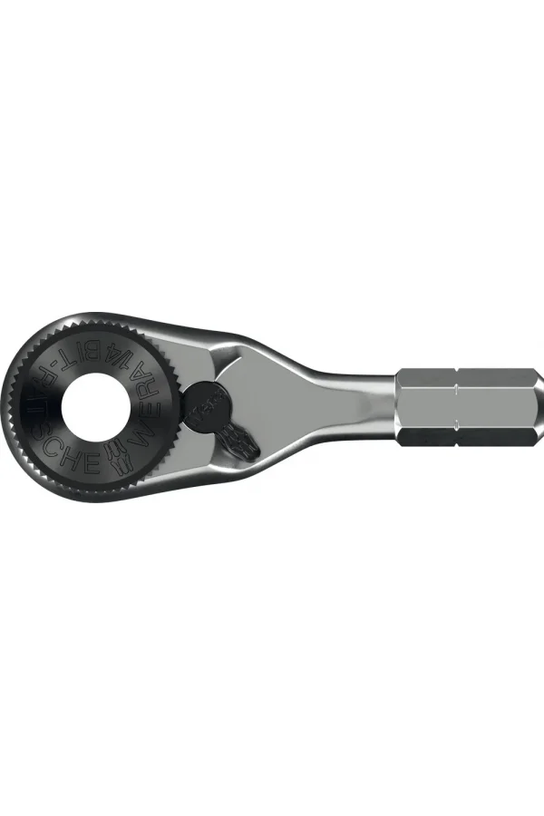 Wera 8011 Zyklop Mini 4 Bits tutuculu cırcır, 1/4, 1/4 x 50 mm