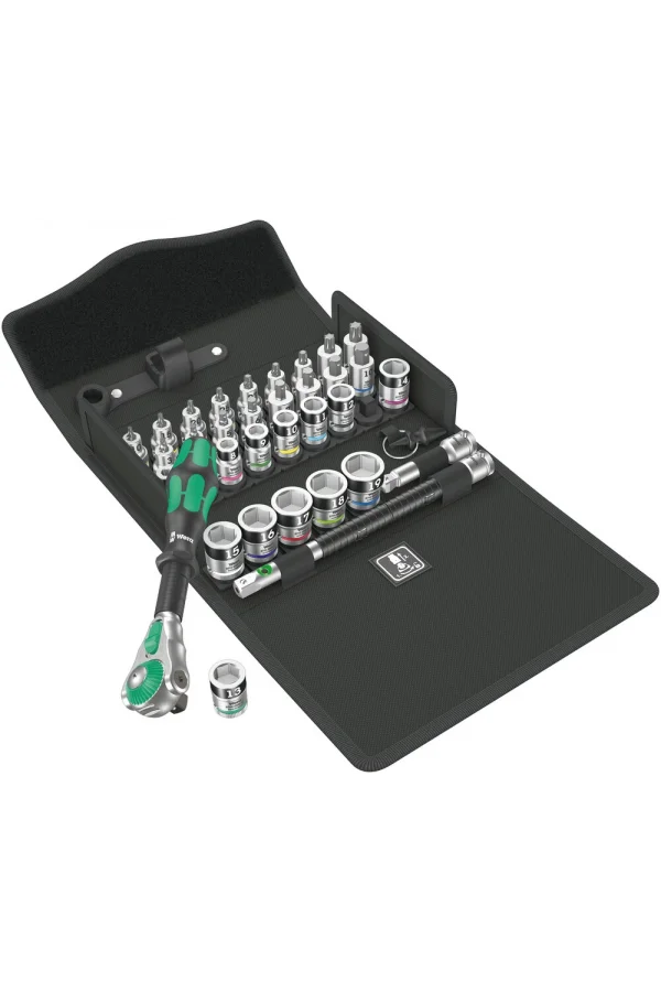 Wera 8100 SB All in Zyklop Speed Cırcır Seti, 3/8 Sürücülü