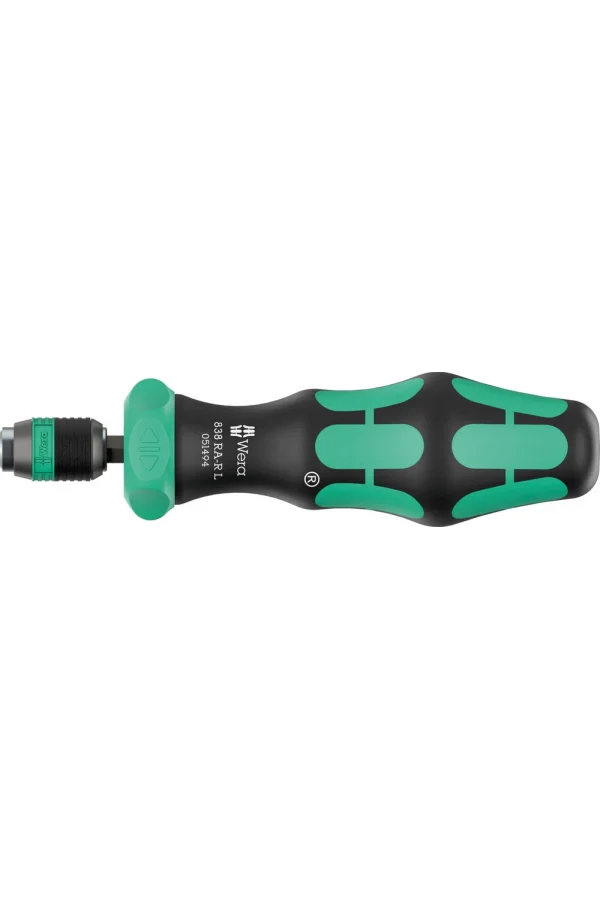 Wera 838 RA-R L bits tutuculu cırcırlı tornavida , 1/4, 1/4 x 140 mm