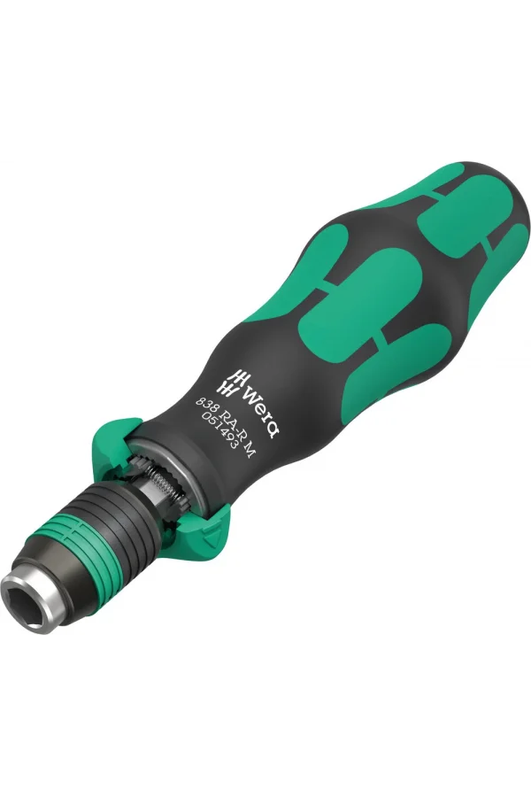 Wera 838 RA R M Bits Tutuculu Cırcırlı Tornavida, 1/4, 1/4 x 123.5 mm