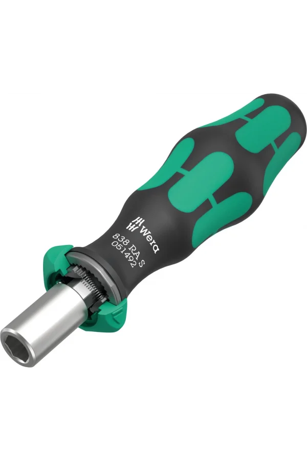 Wera 838 RA S Bits Tutuculu Tornavida Cırcırlı, 1/4, 1/4 x 102 mm