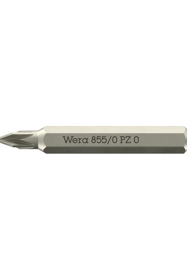 Wera 855/0 Micro bits Pozidriv vidalar, PZ 0 x 30 mm
