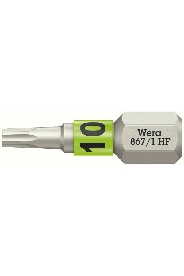 Wera 867/1 TORX® HF Bits, Tutma Fonksiyonlu, TX 10 x 25 mm