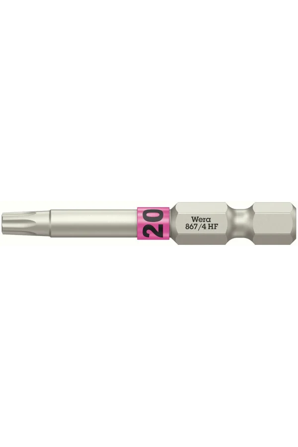 Wera 867/4 TORX® HF Bits, Tutma Fonksiyonlu, TX 20 x 50 mm