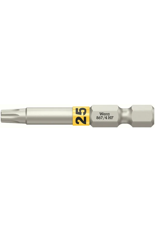 Wera 867/4 TORX® HF Bits, Tutma Fonksiyonlu, TX 25 x 50 mm