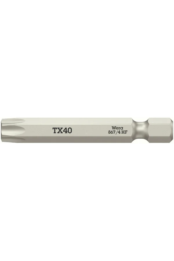 Wera 867/4 TORX® HF Bits, Tutma Fonksiyonlu, TX 40 x 50 mm