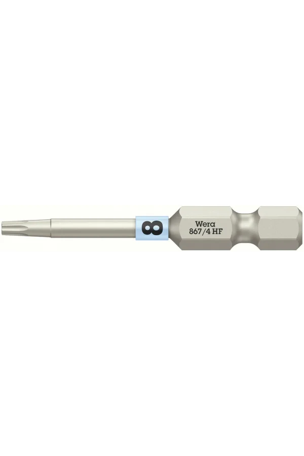 Wera 867/4 TORX® HF Bits, Tutma Fonksiyonlu, TX 8 x 50 mm