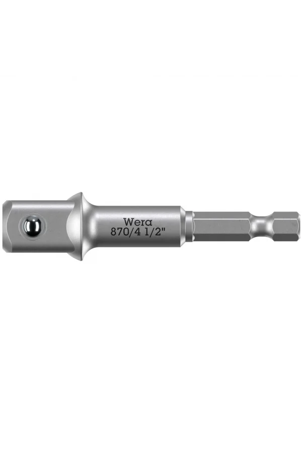 Wera 870/4 Adaptör (Bağlantı parçası), 1/4 x 1/2 x 72 mm