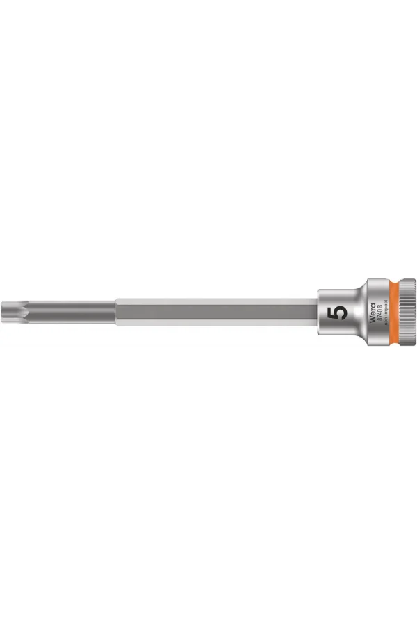Wera 8740 B Altıgen Uçlu Zyklop Lokma Bits, 3/8 Soketli, Ekstra İnce profilli, 5 x 107 mm