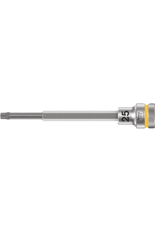 Wera 8767 B TORX® Uçlu Zyklop Lokma Bits, 3/8 Soketli, Ekstra İnce profilli, TX 25 x 107 mm