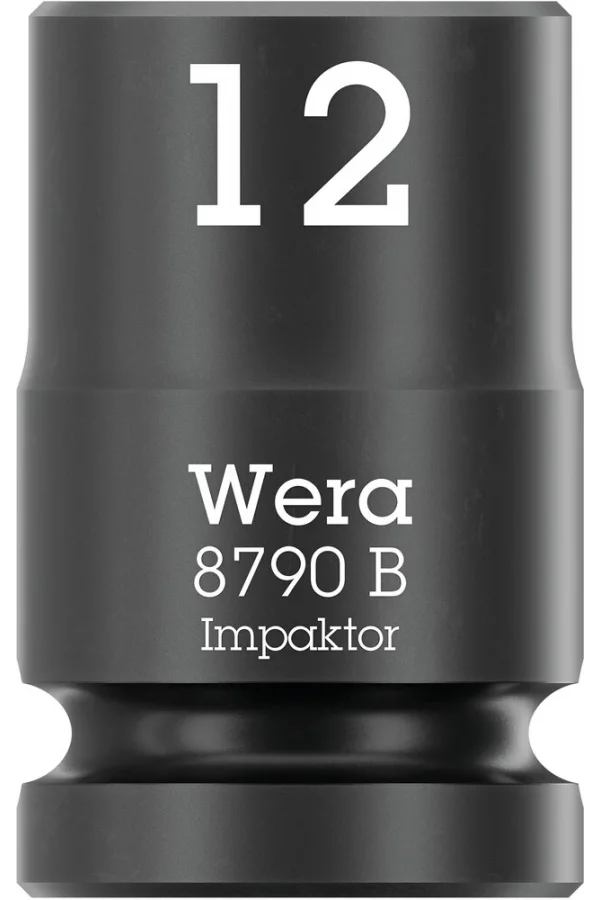 Wera 8790 B Impaktor Lokma, 3/8 Soketli, 12 x 30 mm