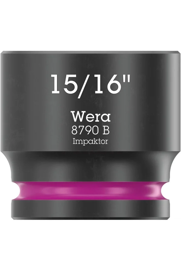 Wera 8790 B Impaktor Lokma, 3/8 Soketli, 15/16 x 32 mm