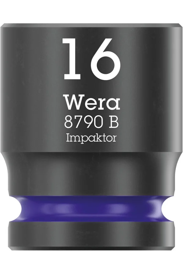 Wera 8790 B Impaktor Lokma, 3/8 Soketli, 16 x 30 mm