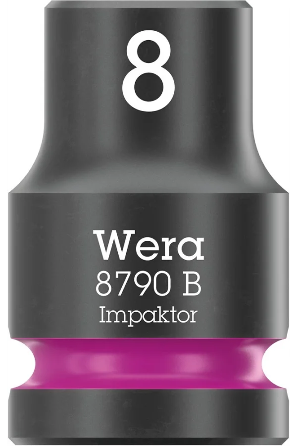 Wera 8790 B Impaktor Lokma, 3/8 Soketli, 8 x 30 mm