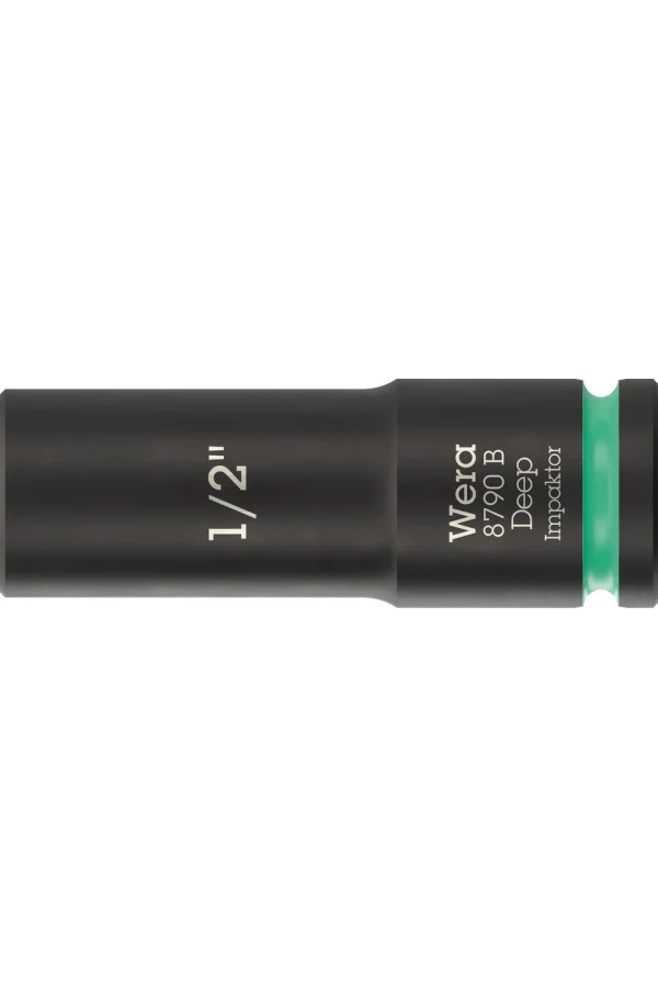 Wera 8790 B Impaktor Derin Lokma, 3/8 soketli, 1/2 x 63 mm