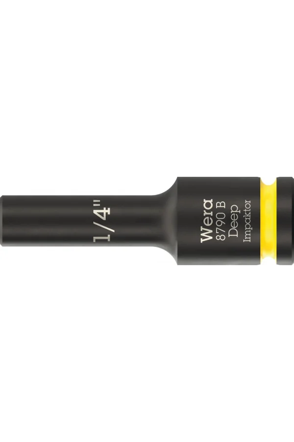 Wera 8790 B Impaktor Derin Lokma, 3/8 soketli, 1/4 x 63 mm
