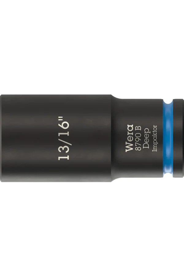 Wera 8790 B Impaktor Derin Lokma, 3/8 soketli, 13/16 x 63 mm