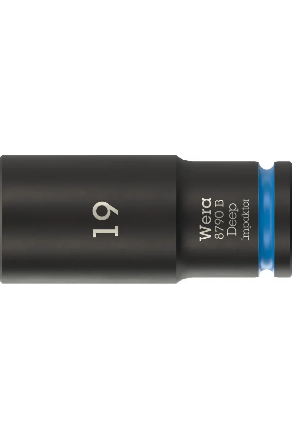 Wera 8790 B Impaktor Derin Lokma, 3/8 soketli, 19 x 63 mm