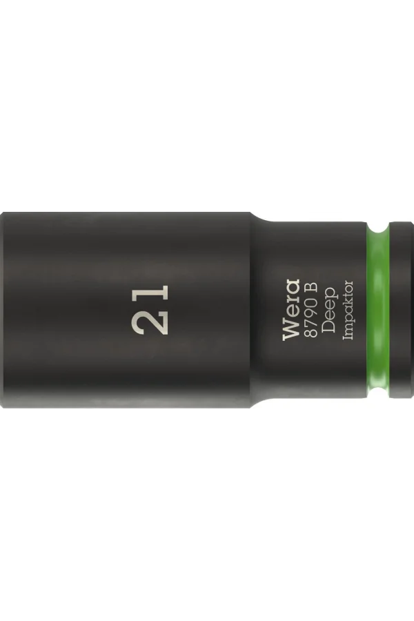 Wera 8790 B Impaktor Derin Lokma, 3/8 soketli, 21 x 63 mm