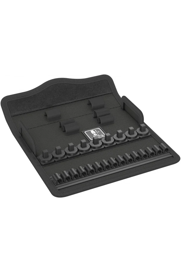 Wera 9496 Zyklop Metal Push 1/4 Kumaş Kılıf, boş, 180 x 70 x 25 mm